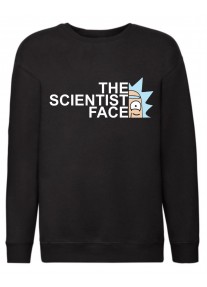 Мъжка блуза с дълъг ръкав Rick and Morty - The Scientist Face 